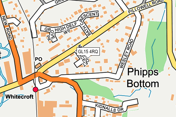 GL15 4RQ map - OS OpenMap – Local (Ordnance Survey) GL15 4RQ map - OS OpenMap – Local (Ordnance Survey)