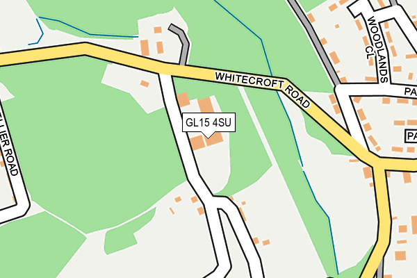 GL15 4SU map - OS OpenMap – Local (Ordnance Survey)
