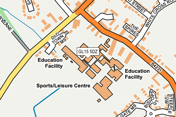 GL15 5DZ map - OS OpenMap – Local (Ordnance Survey) GL15 5DZ map - OS OpenMap – Local (Ordnance Survey)