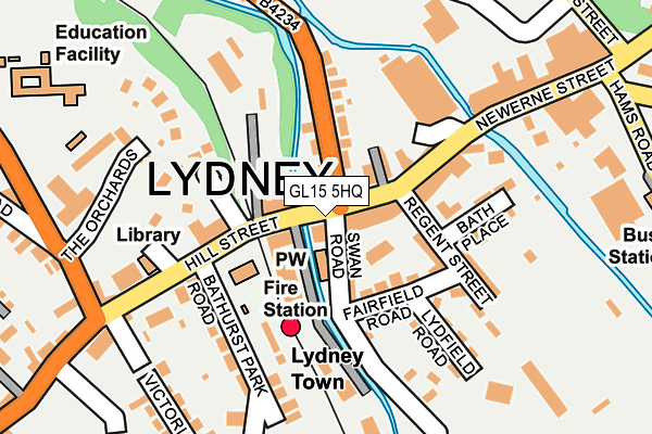 GL15 5HQ map - OS OpenMap – Local (Ordnance Survey) GL15 5HQ map - OS OpenMap – Local (Ordnance Survey)