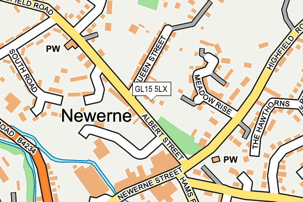 GL15 5LX map - OS OpenMap – Local (Ordnance Survey) GL15 5LX map - OS OpenMap – Local (Ordnance Survey)