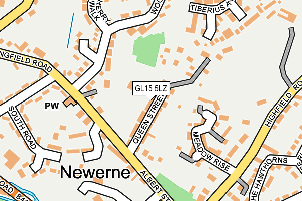 GL15 5LZ map - OS OpenMap – Local (Ordnance Survey) GL15 5LZ map - OS OpenMap – Local (Ordnance Survey)