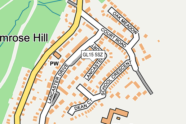 GL15 5SZ map - OS OpenMap – Local (Ordnance Survey) GL15 5SZ map - OS OpenMap – Local (Ordnance Survey)