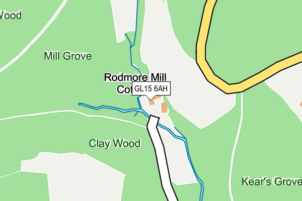 GL15 6AH map - OS OpenMap – Local (Ordnance Survey) GL15 6AH map - OS OpenMap – Local (Ordnance Survey)