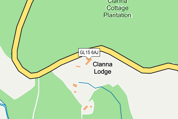 GL15 6AJ map - OS OpenMap – Local (Ordnance Survey) GL15 6AJ map - OS OpenMap – Local (Ordnance Survey)