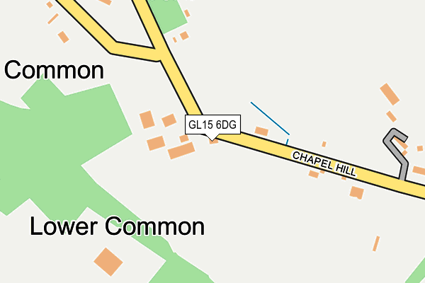 GL15 6DG map - OS OpenMap – Local (Ordnance Survey) GL15 6DG map - OS OpenMap – Local (Ordnance Survey)