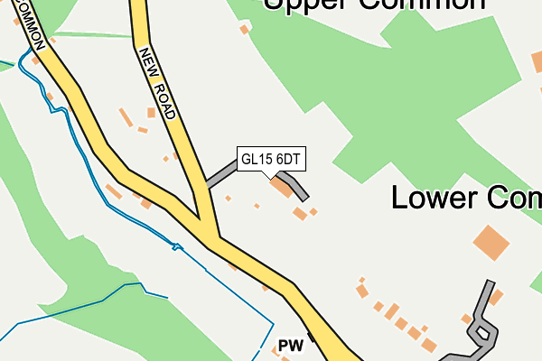 GL15 6DT map - OS OpenMap – Local (Ordnance Survey) GL15 6DT map - OS OpenMap – Local (Ordnance Survey)
