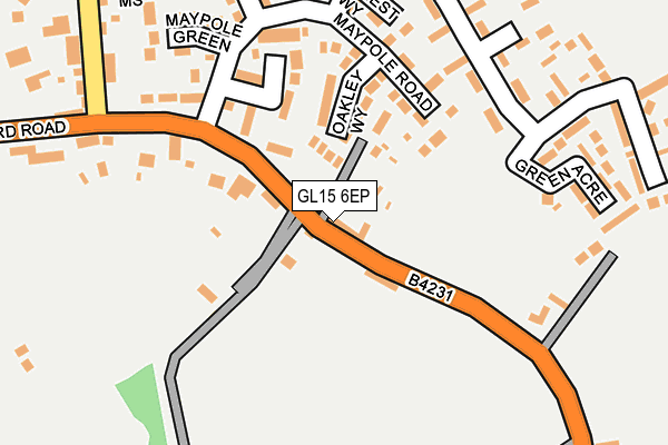 GL15 6EP map - OS OpenMap – Local (Ordnance Survey) GL15 6EP map - OS OpenMap – Local (Ordnance Survey)