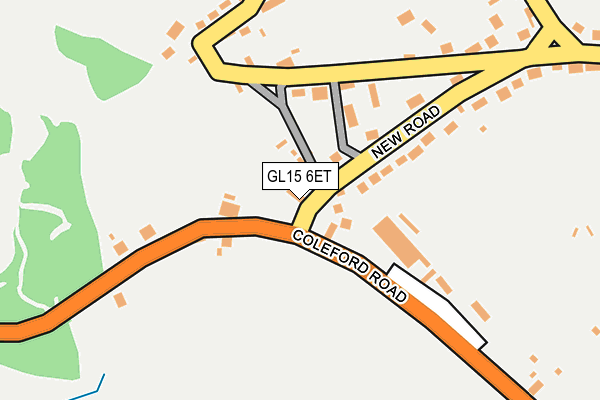 GL15 6ET map - OS OpenMap – Local (Ordnance Survey) GL15 6ET map - OS OpenMap – Local (Ordnance Survey)
