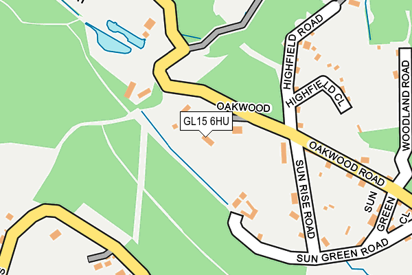 GL15 6HU map - OS OpenMap – Local (Ordnance Survey) GL15 6HU map - OS OpenMap – Local (Ordnance Survey)