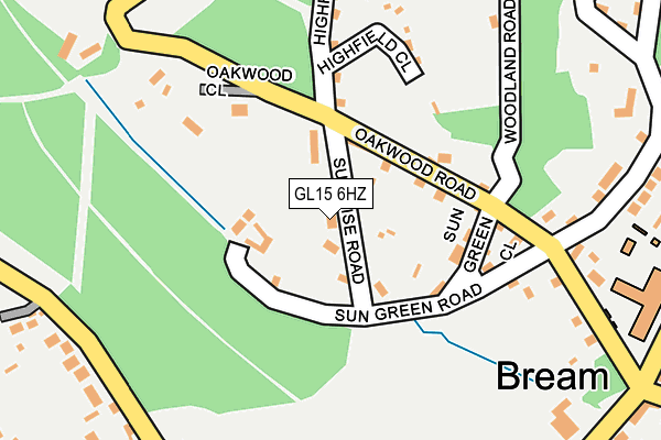 GL15 6HZ map - OS OpenMap – Local (Ordnance Survey) GL15 6HZ map - OS OpenMap – Local (Ordnance Survey)