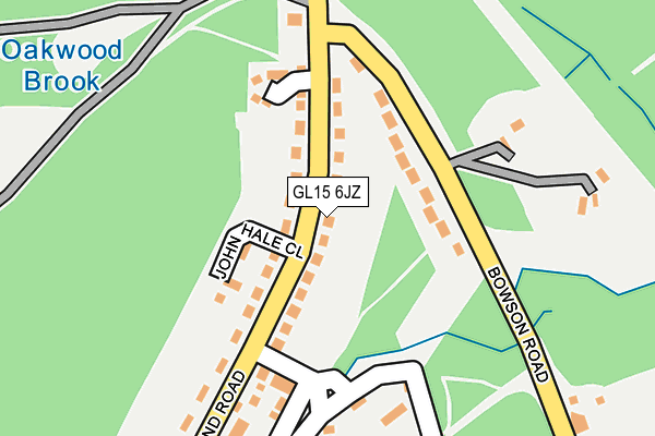 GL15 6JZ map - OS OpenMap – Local (Ordnance Survey) GL15 6JZ map - OS OpenMap – Local (Ordnance Survey)
