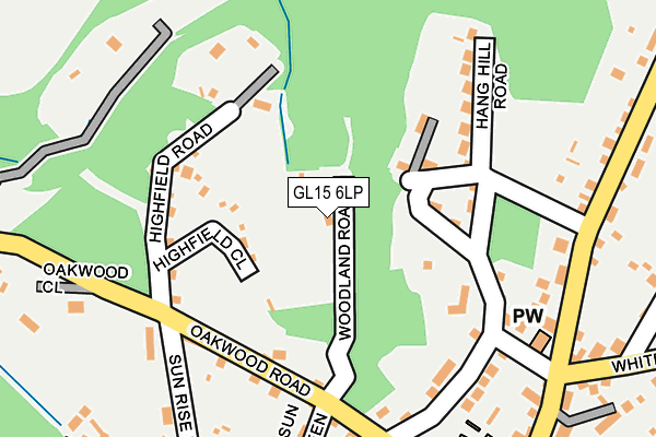 GL15 6LP map - OS OpenMap – Local (Ordnance Survey) GL15 6LP map - OS OpenMap – Local (Ordnance Survey)