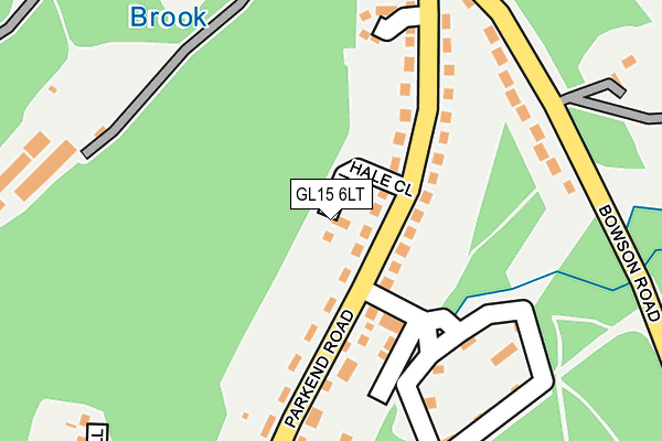 GL15 6LT map - OS OpenMap – Local (Ordnance Survey) GL15 6LT map - OS OpenMap – Local (Ordnance Survey)