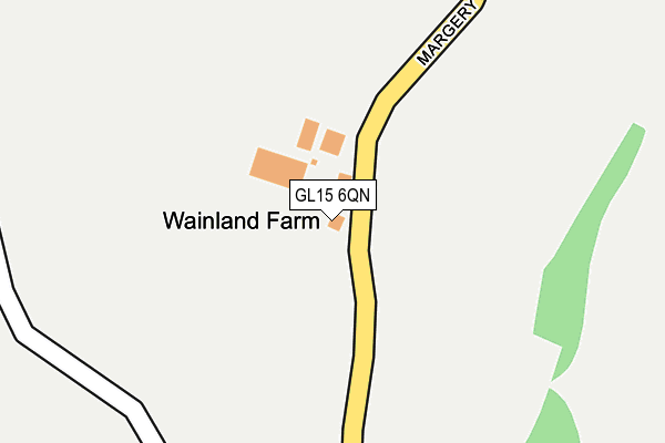 GL15 6QN map - OS OpenMap – Local (Ordnance Survey) GL15 6QN map - OS OpenMap – Local (Ordnance Survey)