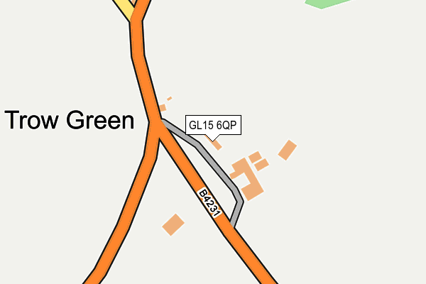 GL15 6QP map - OS OpenMap – Local (Ordnance Survey) GL15 6QP map - OS OpenMap – Local (Ordnance Survey)