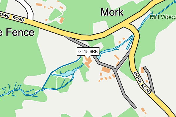GL15 6RB map - OS OpenMap – Local (Ordnance Survey) GL15 6RB map - OS OpenMap – Local (Ordnance Survey)