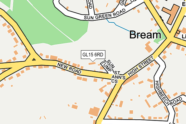 GL15 6RD map - OS OpenMap – Local (Ordnance Survey) GL15 6RD map - OS OpenMap – Local (Ordnance Survey)