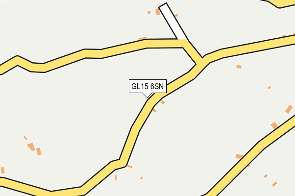 GL15 6SN map - OS OpenMap – Local (Ordnance Survey) GL15 6SN map - OS OpenMap – Local (Ordnance Survey)