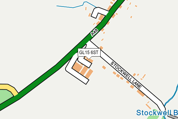 GL15 6ST map - OS OpenMap – Local (Ordnance Survey) GL15 6ST map - OS OpenMap – Local (Ordnance Survey)