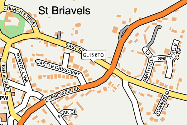 GL15 6TQ map - OS OpenMap – Local (Ordnance Survey) GL15 6TQ map - OS OpenMap – Local (Ordnance Survey)