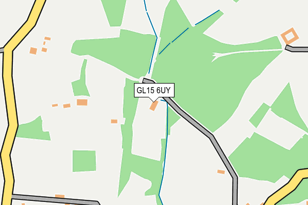 GL15 6UY map - OS OpenMap – Local (Ordnance Survey) GL15 6UY map - OS OpenMap – Local (Ordnance Survey)