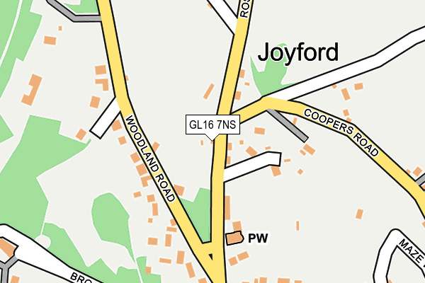 GL16 7NS map - OS OpenMap – Local (Ordnance Survey)