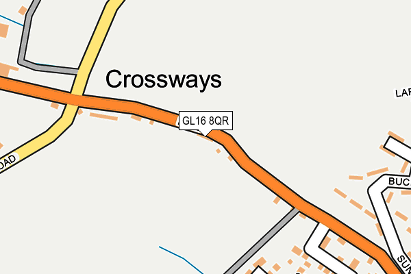 GL16 8QR map - OS OpenMap – Local (Ordnance Survey) GL16 8QR map - OS OpenMap – Local (Ordnance Survey)