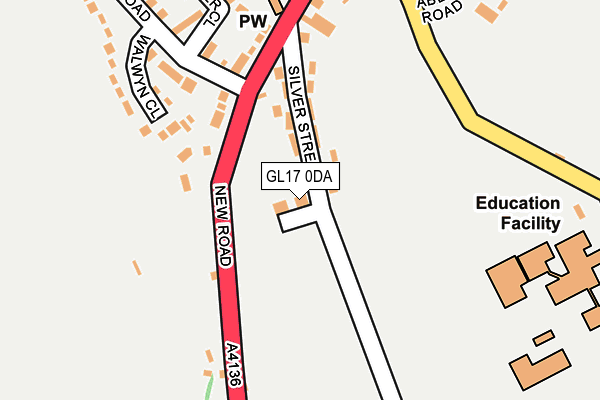 GL17 0DA map - OS OpenMap – Local (Ordnance Survey) GL17 0DA map - OS OpenMap – Local (Ordnance Survey)