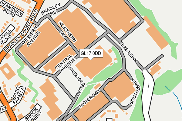GL17 0DD map - OS OpenMap – Local (Ordnance Survey) GL17 0DD map - OS OpenMap – Local (Ordnance Survey)