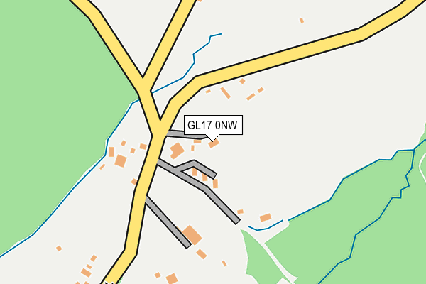 GL17 0NW map - OS OpenMap – Local (Ordnance Survey) GL17 0NW map - OS OpenMap – Local (Ordnance Survey)