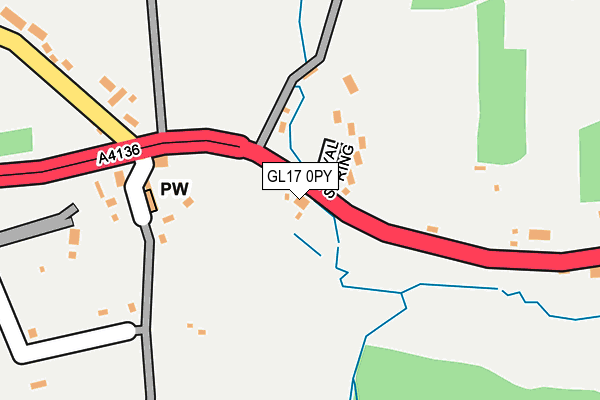 GL17 0PY map - OS OpenMap – Local (Ordnance Survey) GL17 0PY map - OS OpenMap – Local (Ordnance Survey)