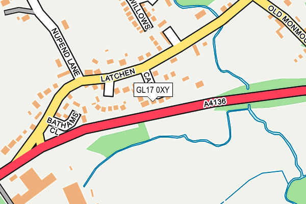 GL17 0XY map - OS OpenMap – Local (Ordnance Survey) GL17 0XY map - OS OpenMap – Local (Ordnance Survey)