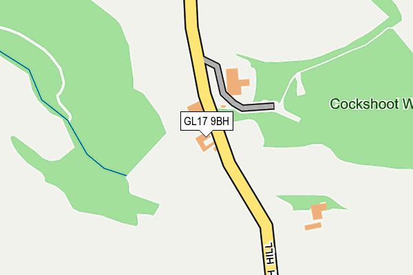 GL17 9BH map - OS OpenMap – Local (Ordnance Survey) GL17 9BH map - OS OpenMap – Local (Ordnance Survey)