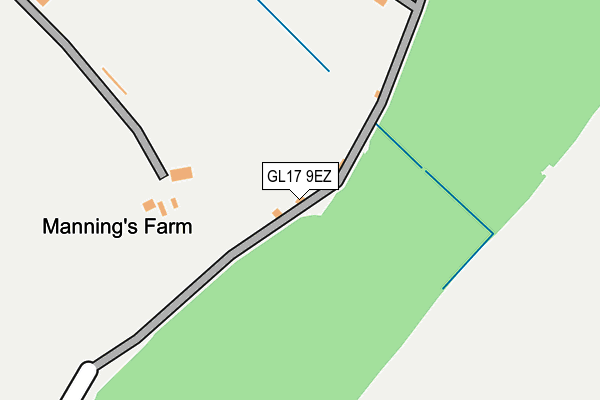 GL17 9EZ map - OS OpenMap – Local (Ordnance Survey) GL17 9EZ map - OS OpenMap – Local (Ordnance Survey)