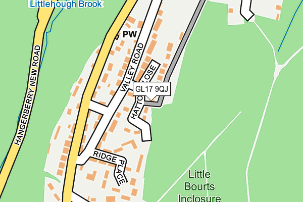 GL17 9QJ map - OS OpenMap – Local (Ordnance Survey) GL17 9QJ map - OS OpenMap – Local (Ordnance Survey)