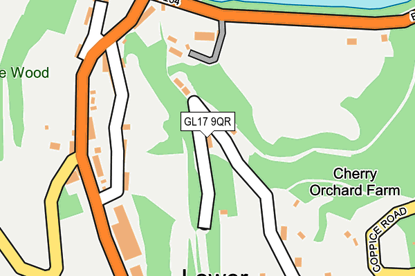 GL17 9QR map - OS OpenMap – Local (Ordnance Survey) GL17 9QR map - OS OpenMap – Local (Ordnance Survey)