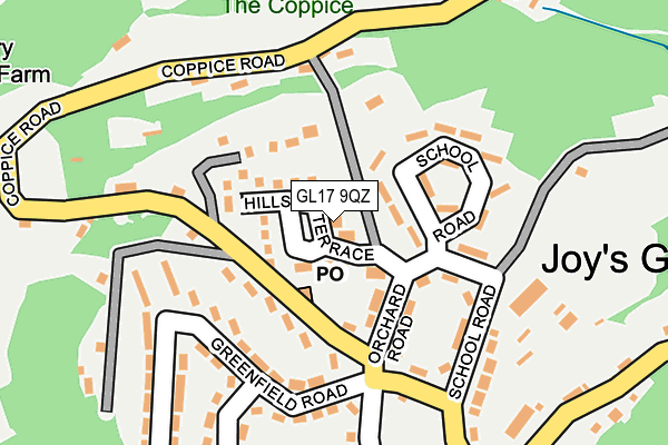GL17 9QZ map - OS OpenMap – Local (Ordnance Survey) GL17 9QZ map - OS OpenMap – Local (Ordnance Survey)