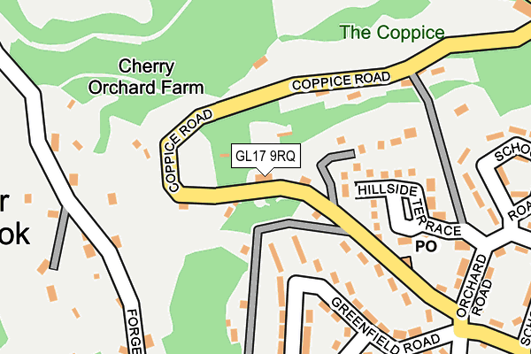 GL17 9RQ map - OS OpenMap – Local (Ordnance Survey) GL17 9RQ map - OS OpenMap – Local (Ordnance Survey)
