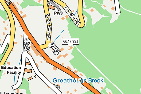 GL17 9SJ map - OS OpenMap – Local (Ordnance Survey) GL17 9SJ map - OS OpenMap – Local (Ordnance Survey)
