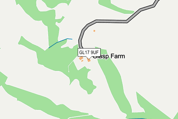 GL17 9UF map - OS OpenMap – Local (Ordnance Survey) GL17 9UF map - OS OpenMap – Local (Ordnance Survey)