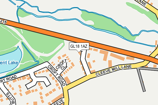 GL18 1AZ map - OS OpenMap – Local (Ordnance Survey) GL18 1AZ map - OS OpenMap – Local (Ordnance Survey)