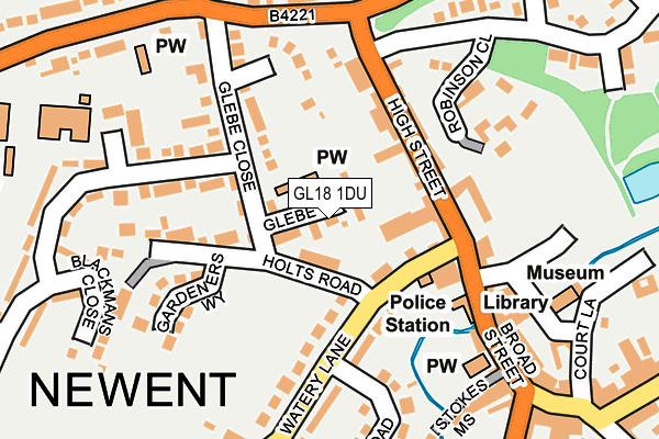 GL18 1DU map - OS OpenMap – Local (Ordnance Survey) GL18 1DU map - OS OpenMap – Local (Ordnance Survey)
