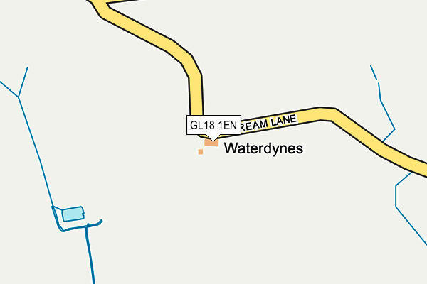 GL18 1EN map - OS OpenMap – Local (Ordnance Survey) GL18 1EN map - OS OpenMap – Local (Ordnance Survey)