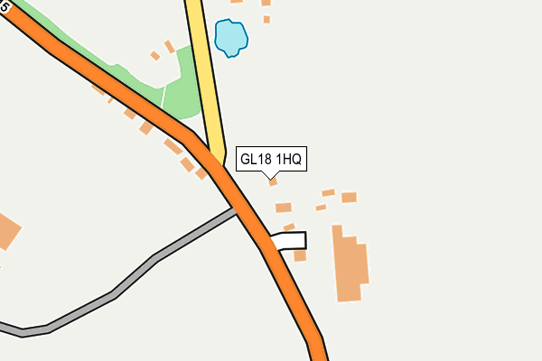 GL18 1HQ map - OS OpenMap – Local (Ordnance Survey) GL18 1HQ map - OS OpenMap – Local (Ordnance Survey)