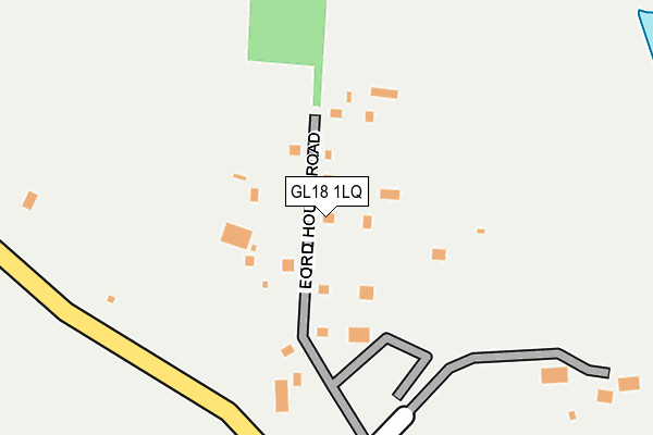 GL18 1LQ map - OS OpenMap – Local (Ordnance Survey)