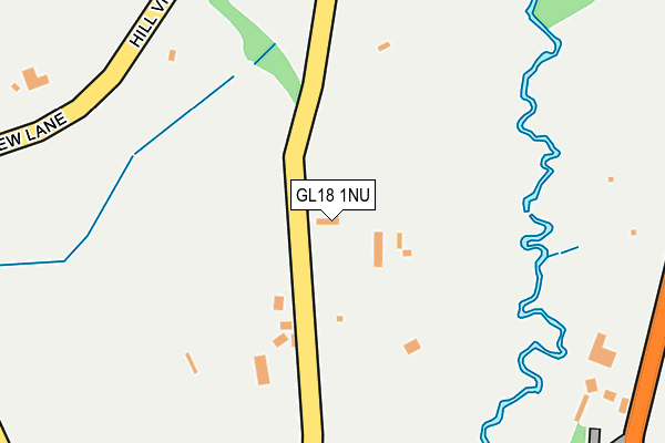GL18 1NU map - OS OpenMap – Local (Ordnance Survey) GL18 1NU map - OS OpenMap – Local (Ordnance Survey)