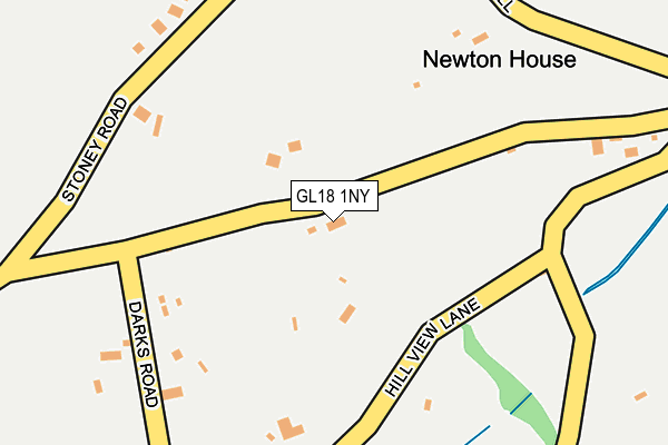 GL18 1NY map - OS OpenMap – Local (Ordnance Survey) GL18 1NY map - OS OpenMap – Local (Ordnance Survey)