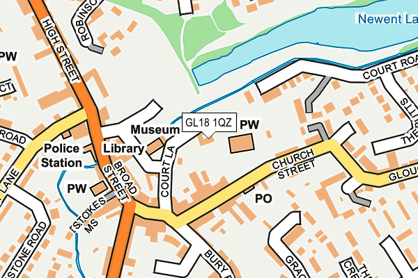 GL18 1QZ map - OS OpenMap – Local (Ordnance Survey) GL18 1QZ map - OS OpenMap – Local (Ordnance Survey)