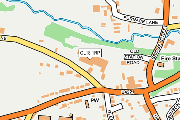 GL18 1RP map - OS OpenMap – Local (Ordnance Survey) GL18 1RP map - OS OpenMap – Local (Ordnance Survey)